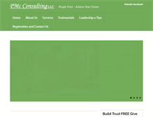 Tablet Screenshot of pmcconsulting.net